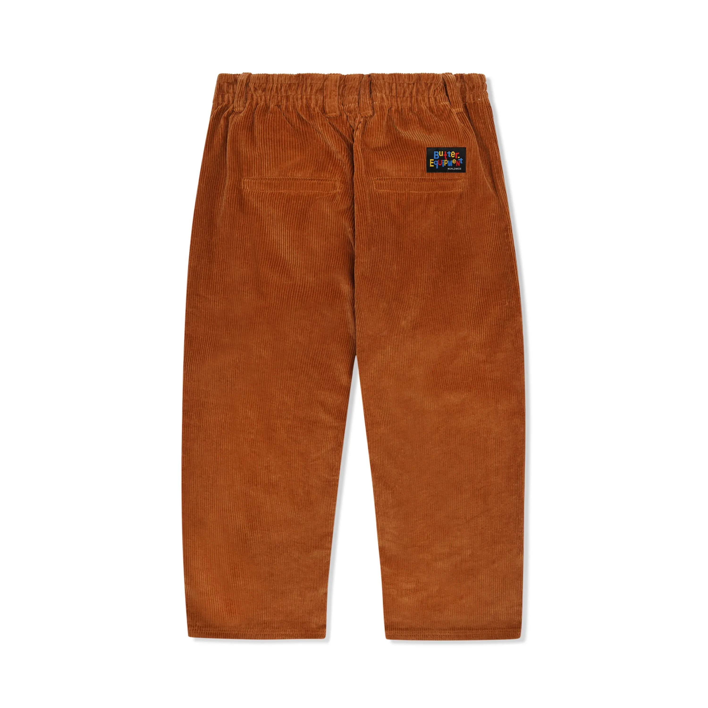 Corduroy Wide Leg Pants, Rust