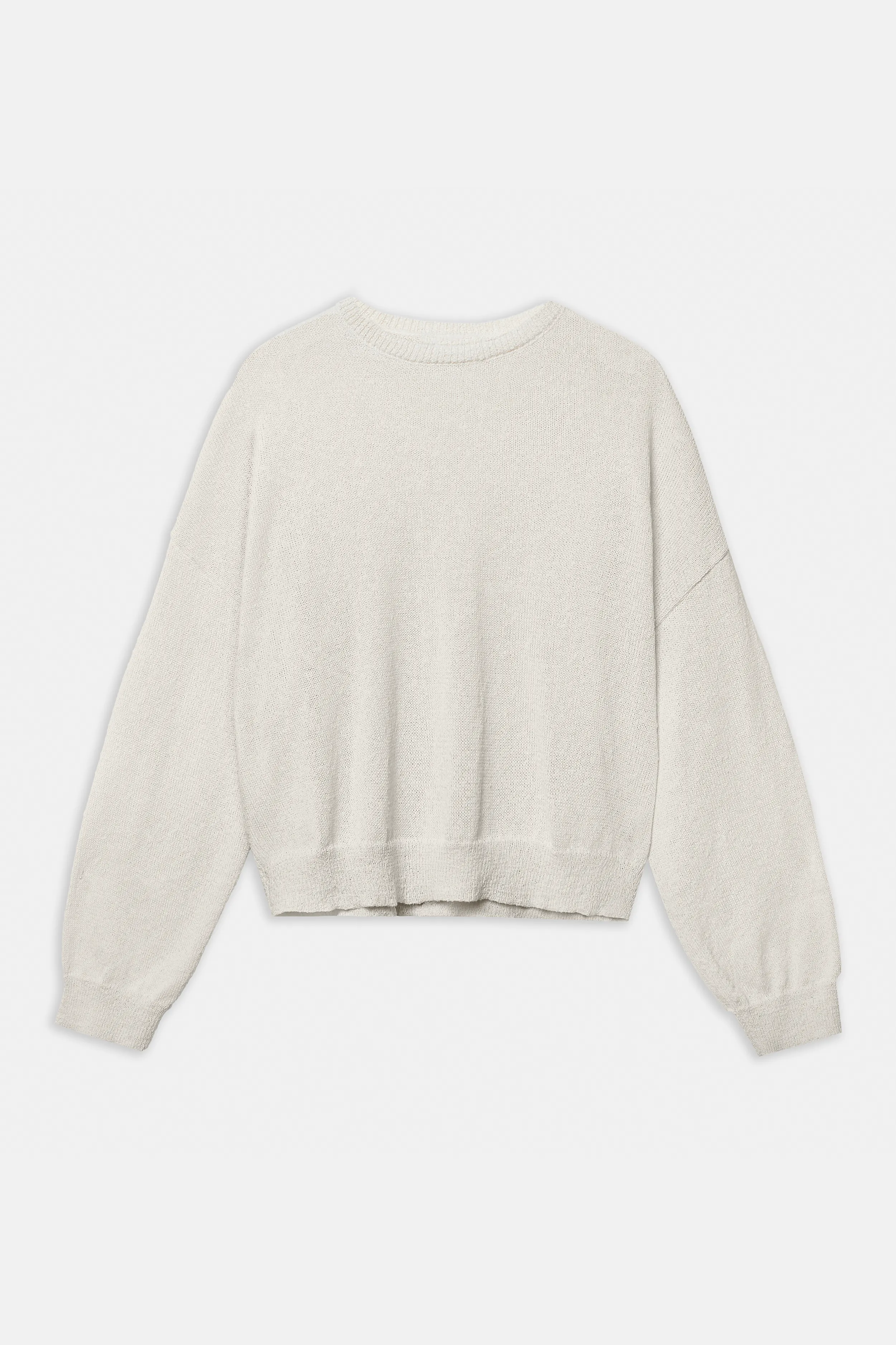 Crochet Knit Jumper - Cream