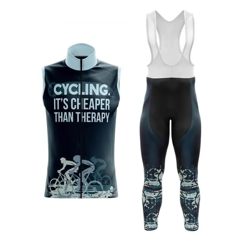 Cycling. It's Cheaper Than Therapy (V3) Club Cycling Kit