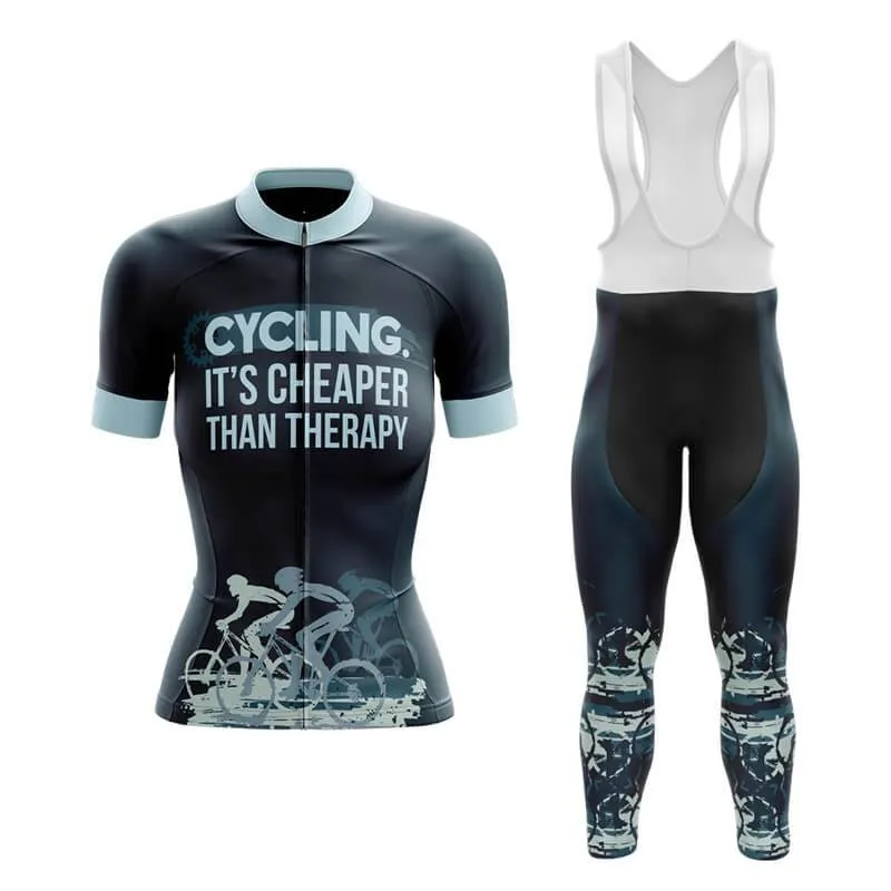 Cycling. It's Cheaper Than Therapy (V3) Club Cycling Kit