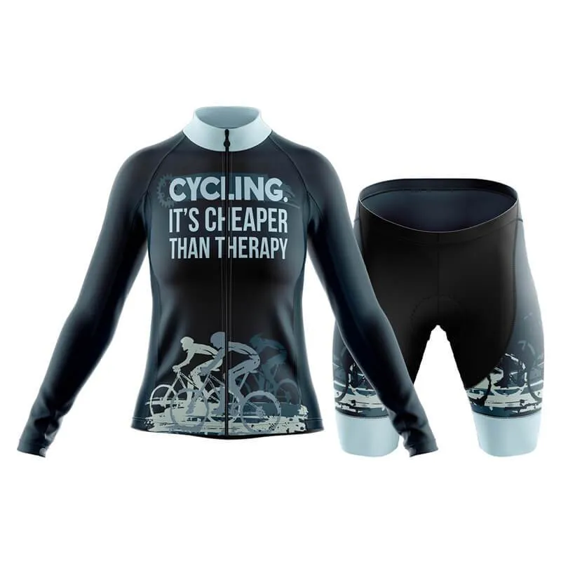 Cycling. It's Cheaper Than Therapy (V3) Club Cycling Kit