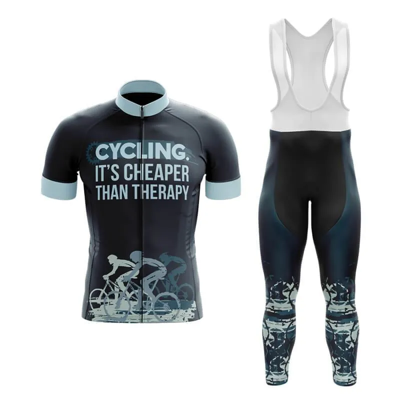 Cycling. It's Cheaper Than Therapy (V3) Club Cycling Kit