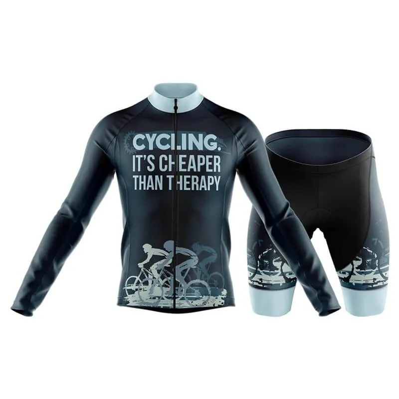 Cycling. It's Cheaper Than Therapy (V3) Club Cycling Kit