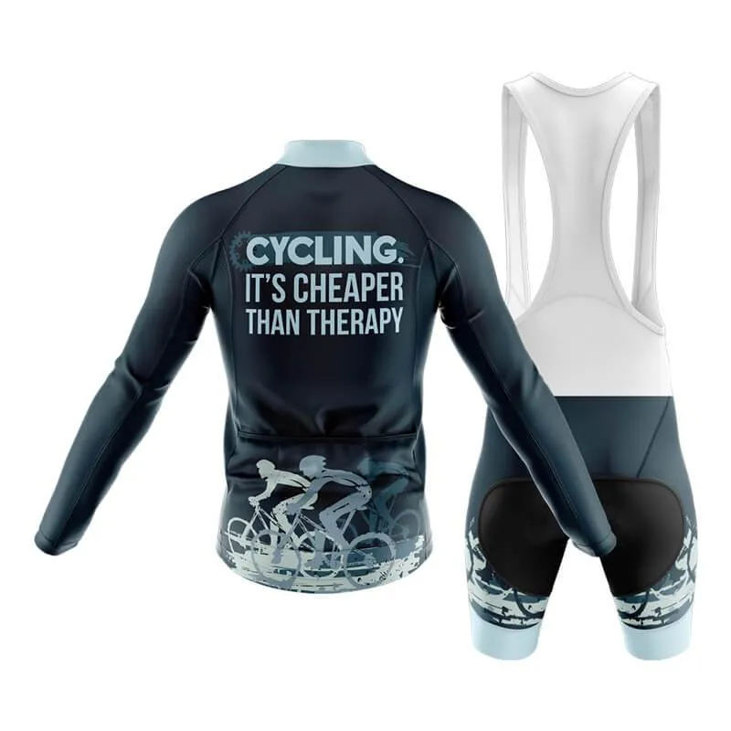 Cycling. It's Cheaper Than Therapy (V3) Club Cycling Kit