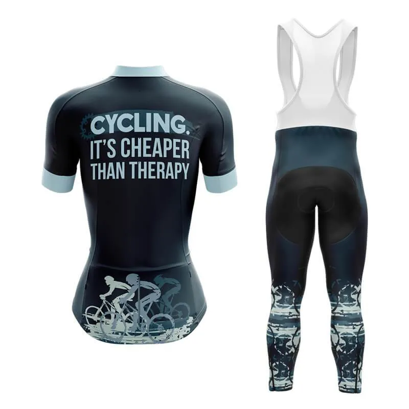 Cycling. It's Cheaper Than Therapy (V3) Club Cycling Kit