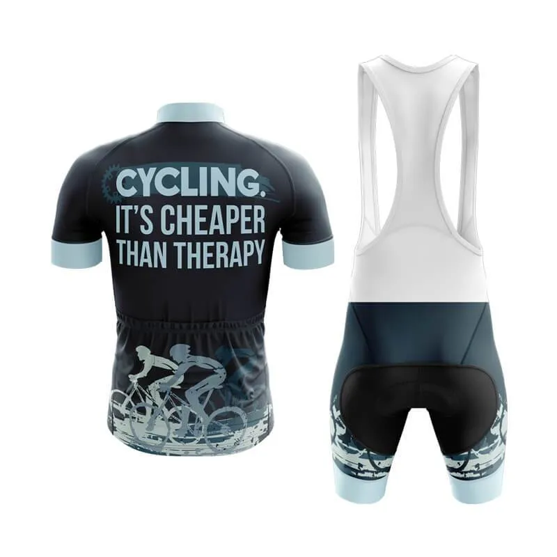 Cycling. It's Cheaper Than Therapy (V3) Club Cycling Kit