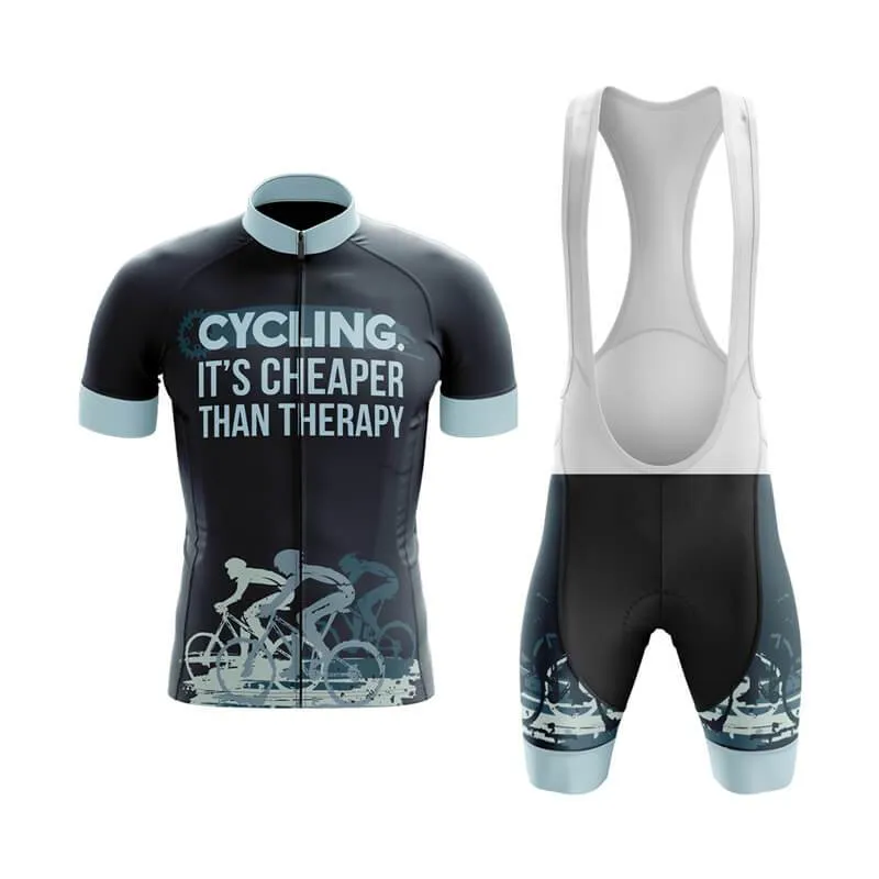 Cycling. It's Cheaper Than Therapy (V3) Club Cycling Kit