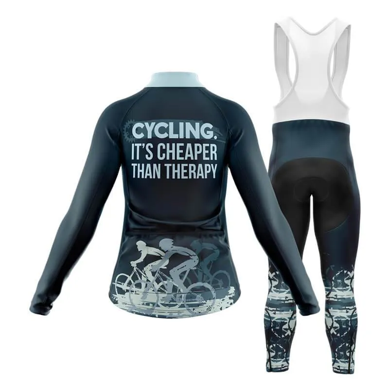 Cycling. It's Cheaper Than Therapy (V3) Club Cycling Kit