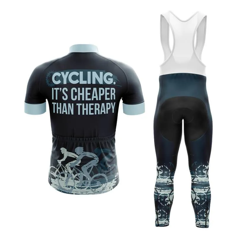 Cycling. It's Cheaper Than Therapy (V3) Club Cycling Kit