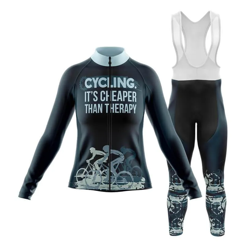 Cycling. It's Cheaper Than Therapy (V3) Club Cycling Kit