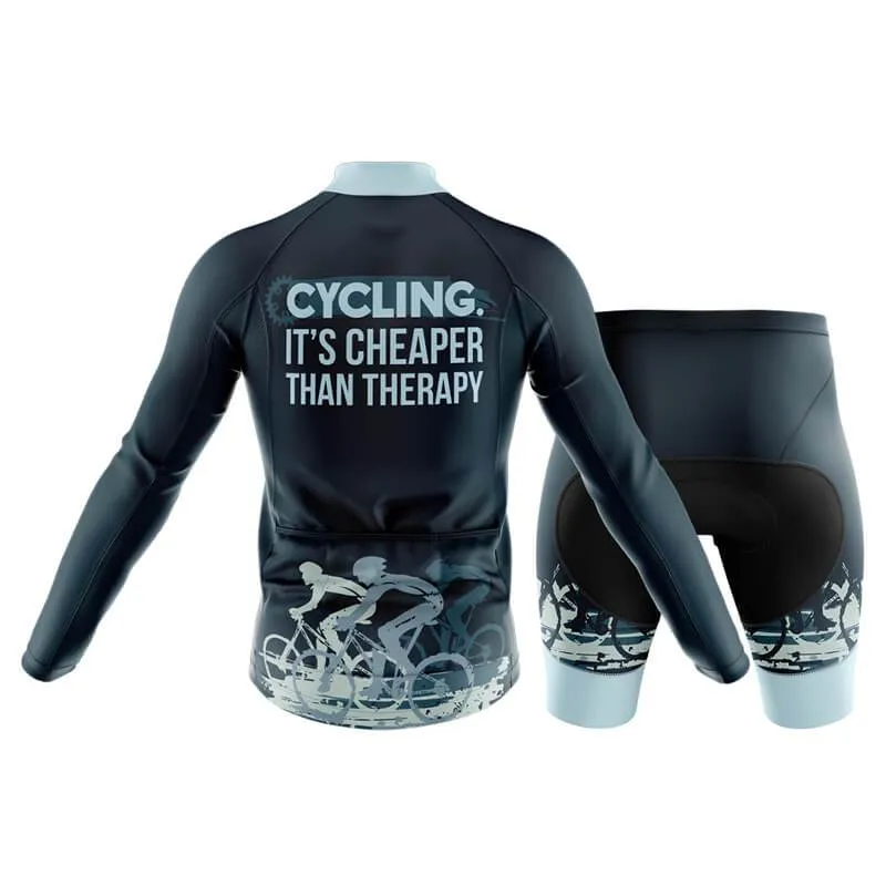 Cycling. It's Cheaper Than Therapy (V3) Club Cycling Kit