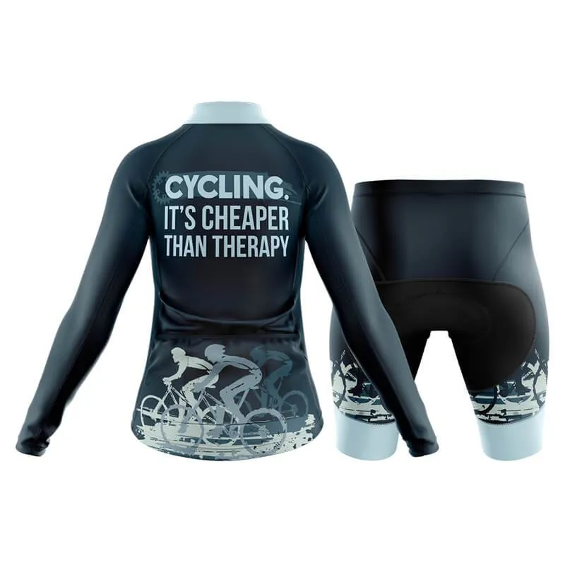 Cycling. It's Cheaper Than Therapy (V3) Club Cycling Kit