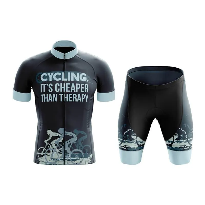 Cycling. It's Cheaper Than Therapy (V3) Club Cycling Kit