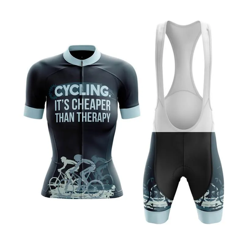 Cycling. It's Cheaper Than Therapy (V3) Club Cycling Kit