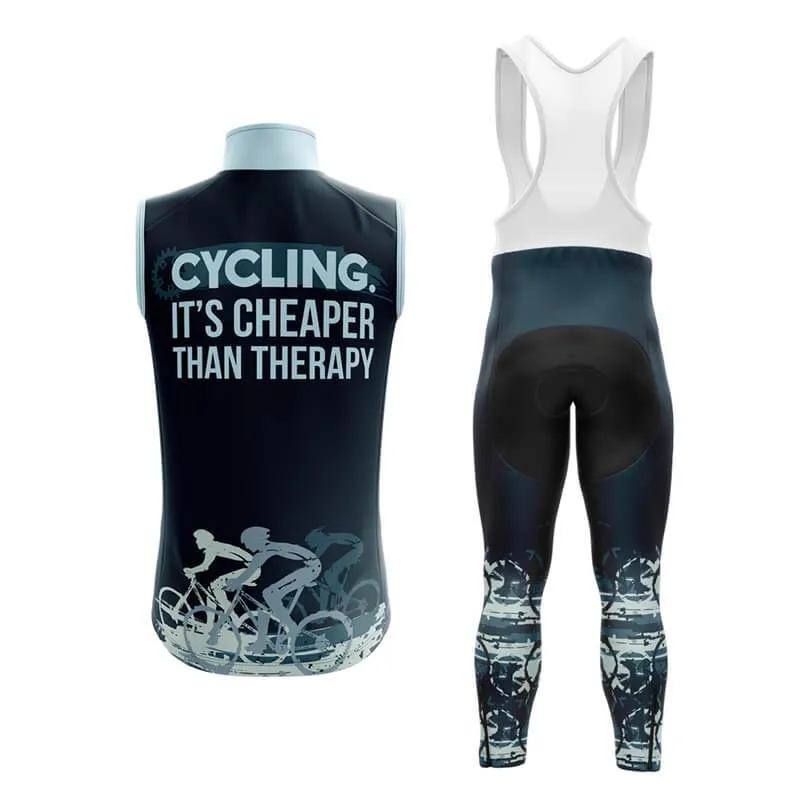 Cycling. It's Cheaper Than Therapy (V3) Club Cycling Kit