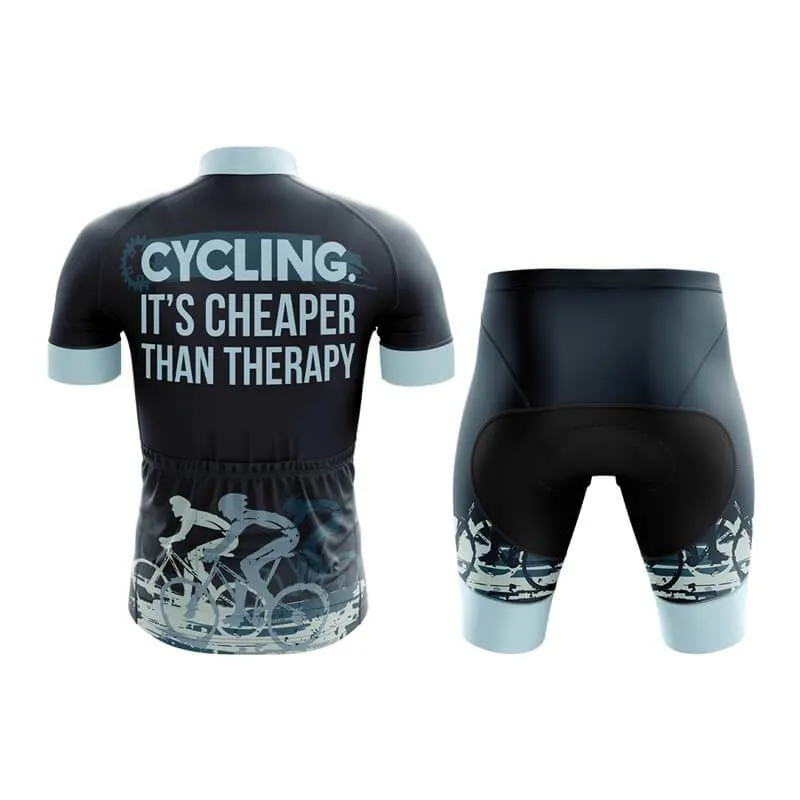 Cycling. It's Cheaper Than Therapy (V3) Club Cycling Kit