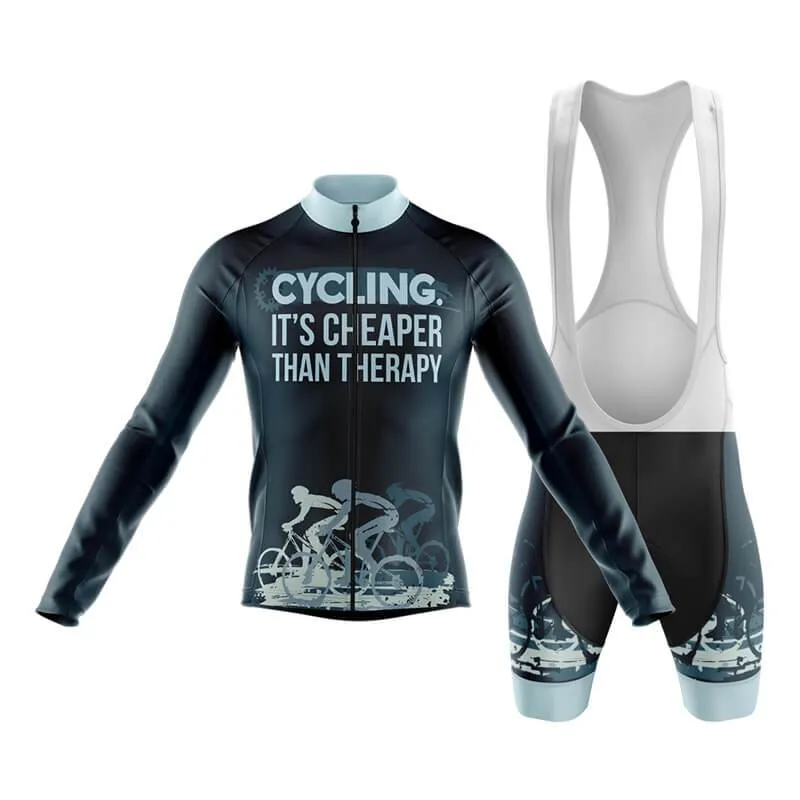 Cycling. It's Cheaper Than Therapy (V3) Club Cycling Kit