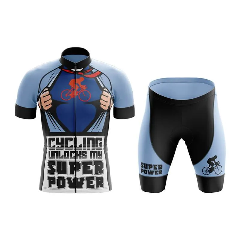 Cycling Unlocks My Super Powers (V1) Club Cycling Kit