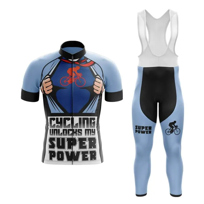 Cycling Unlocks My Super Powers (V1) Club Cycling Kit