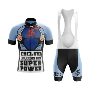 Cycling Unlocks My Super Powers (V1) Club Cycling Kit