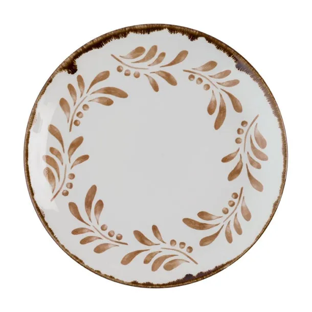 Dudson Harvest Mediterranean Terracotta Coupe Plates 220mm (Pack of 12) - HR504