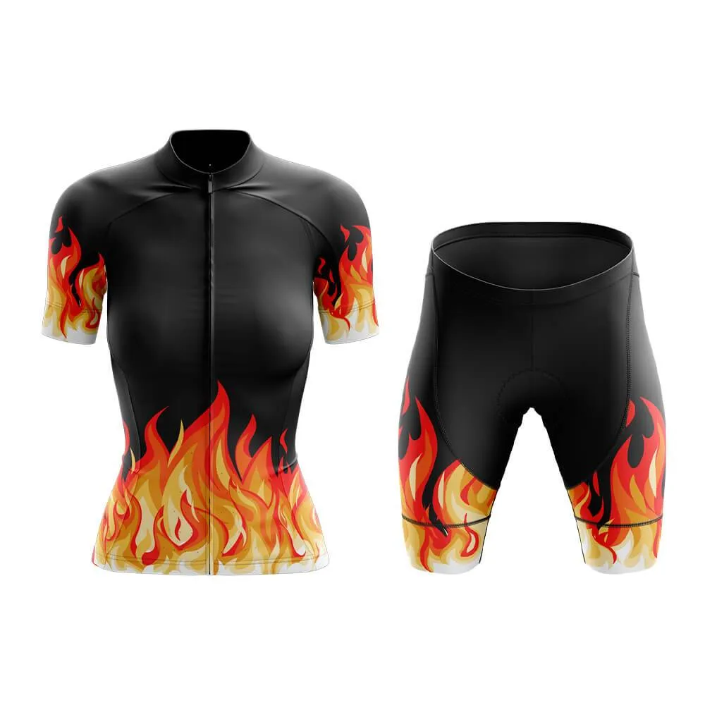 Elemental Fire (Black) Club Cycling Kit