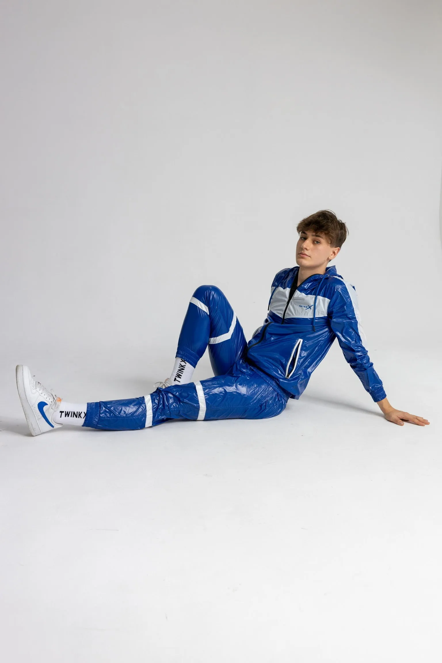 elite x day pants I blue/white I nylon