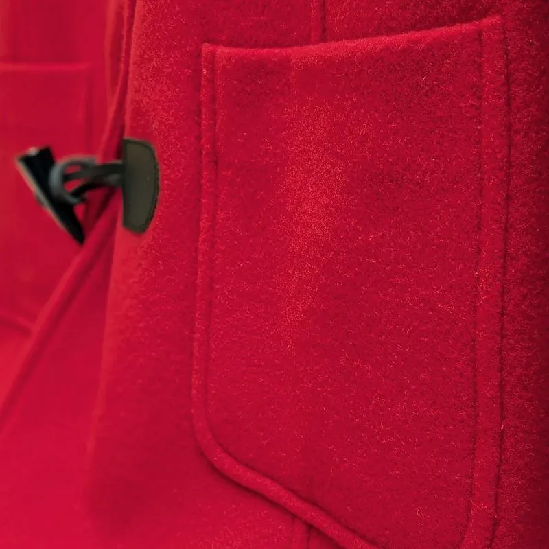 Eliz Scott Cashmere/Wool Duffle Coat Red