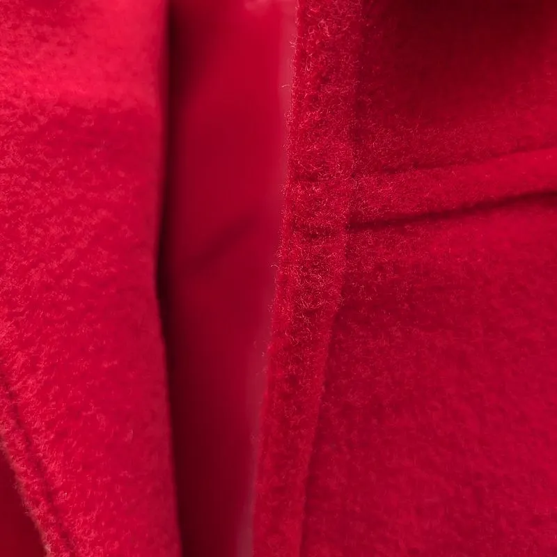 Eliz Scott Cashmere/Wool Duffle Coat Red