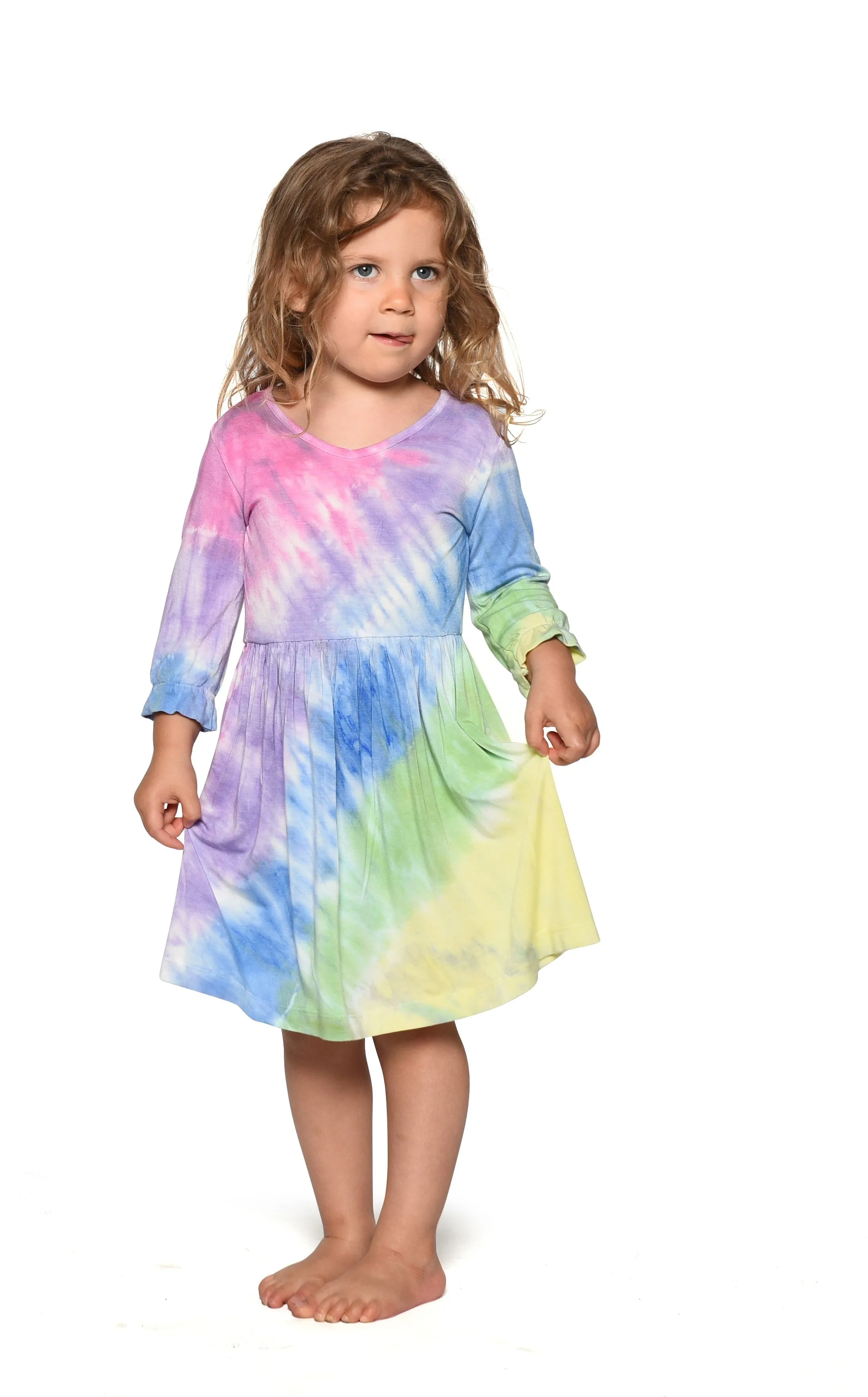 Fairwell Prairie Dress in Mermaid