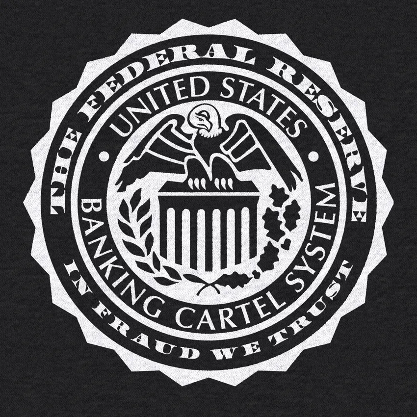 Federal Reserve Vulture Seal Vintage Tees