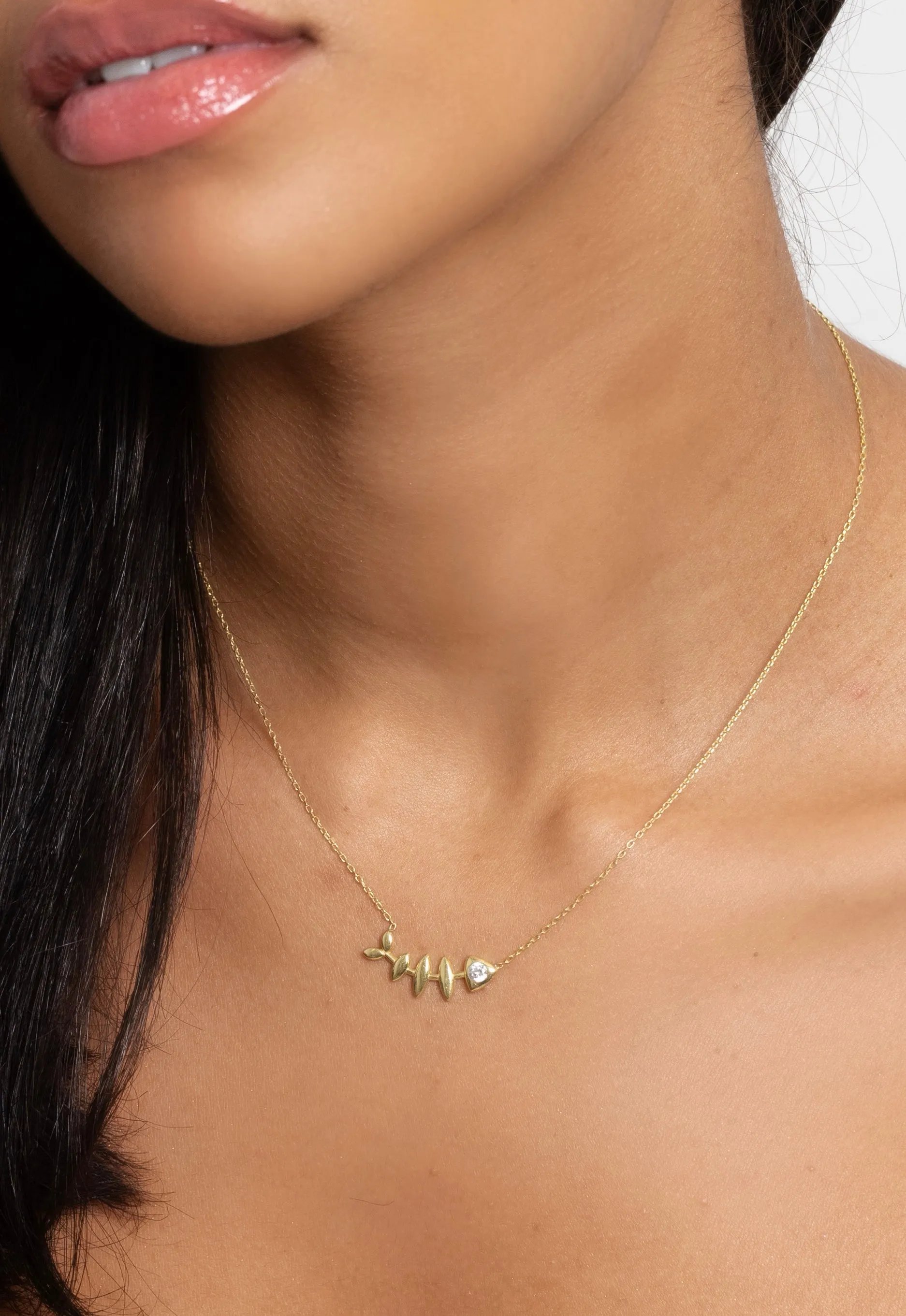 Fish Bone Necklace