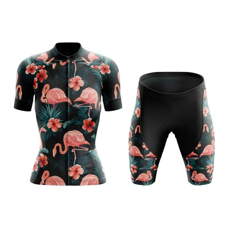 Flamingo Club Cycling Kit (Black)