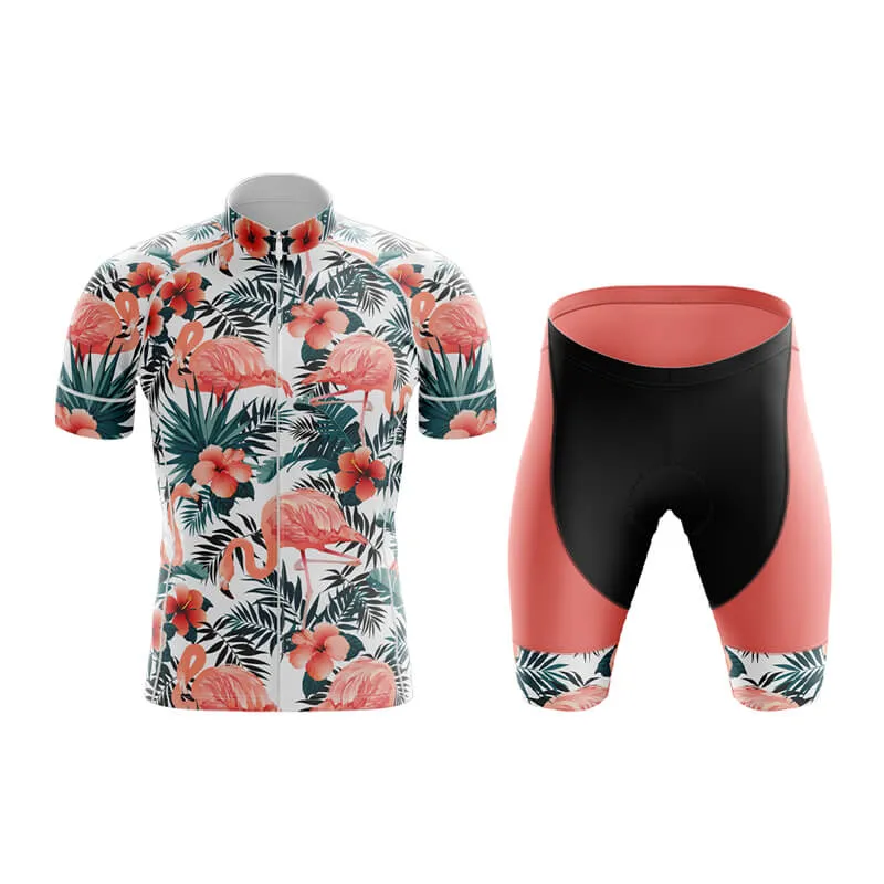 Flamingo Club Cycling Kit (White)