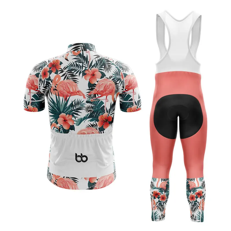 Flamingo Club Cycling Kit (White)