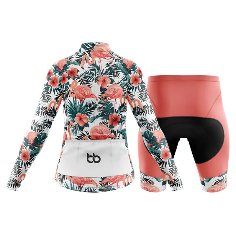 Flamingo Club Cycling Kit (White)