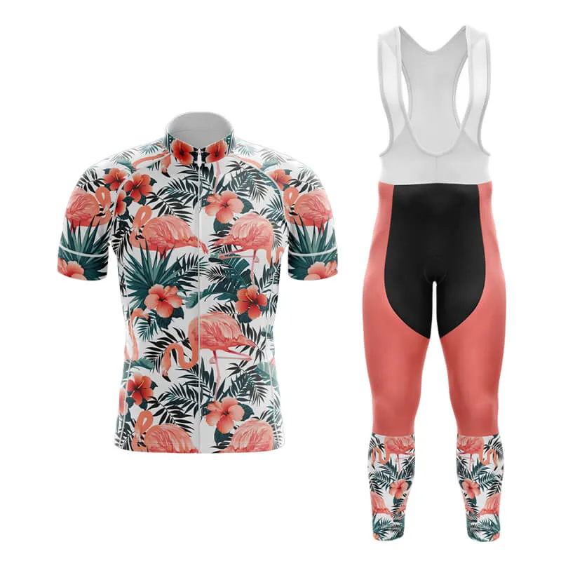 Flamingo Club Cycling Kit (White)