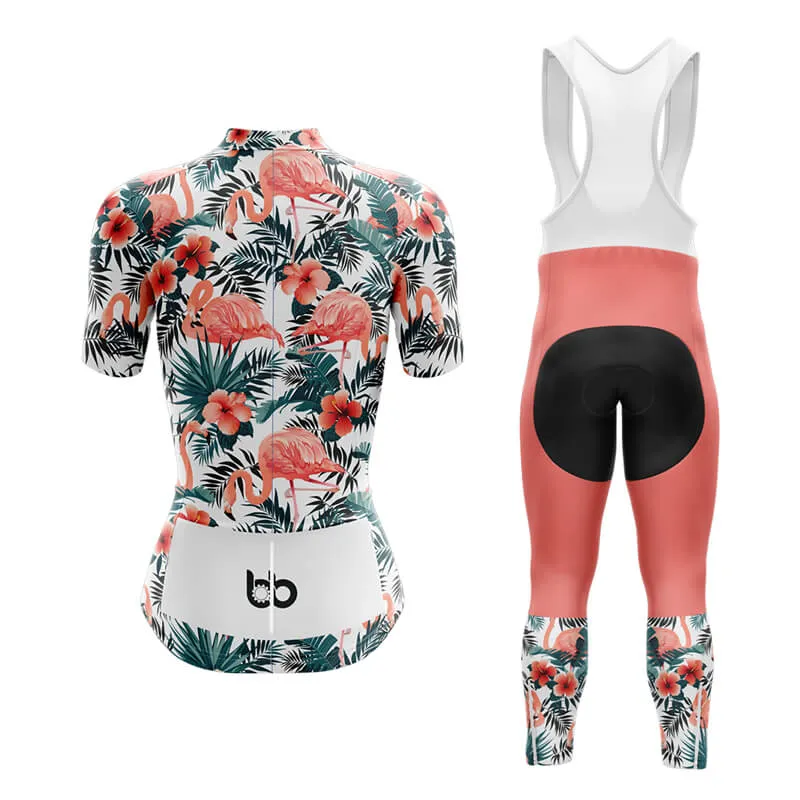 Flamingo Club Cycling Kit (White)