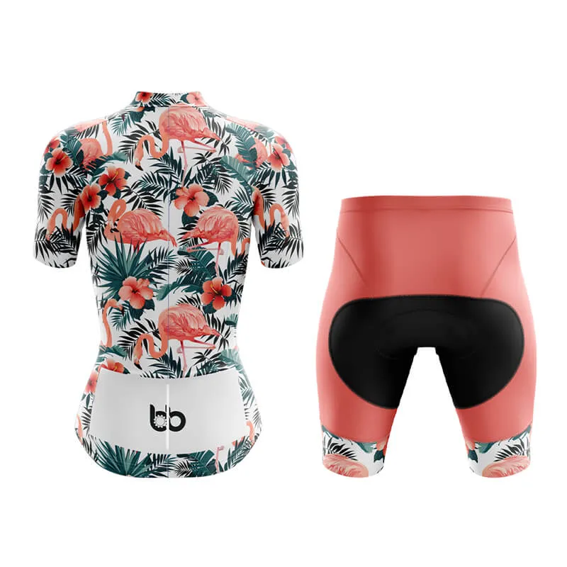 Flamingo Club Cycling Kit (White)