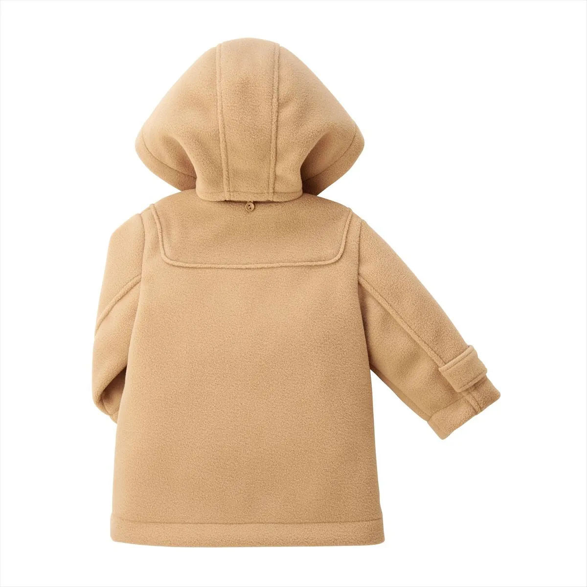 Fleece Duffle Coat - Beige