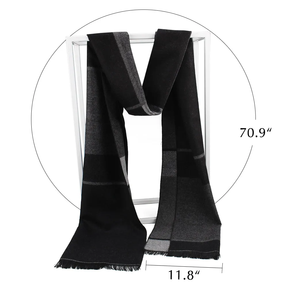 FURTALK Men Winter Cashmere Scarf Customize SFFW002