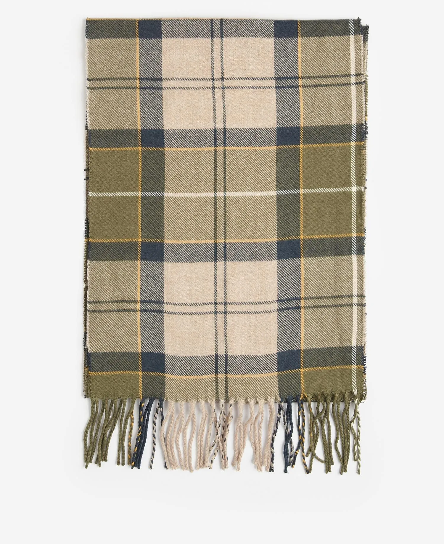 Galingale Tartan Scarf - Forest Mist Tartan