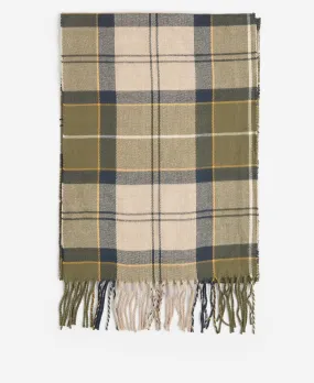 Galingale Tartan Scarf - Forest Mist Tartan