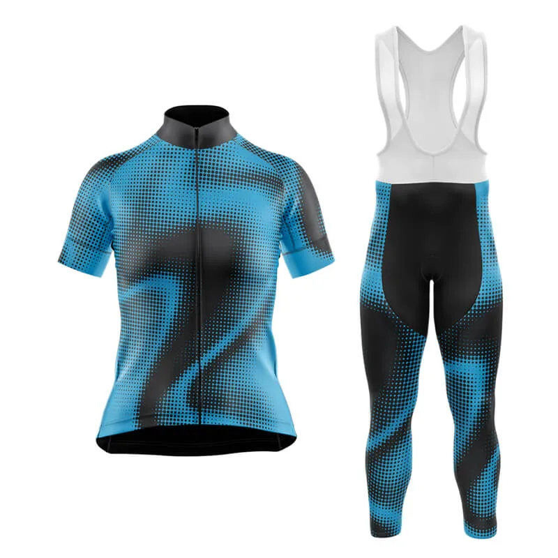 Halftone Club Cycling Kit (Blue)