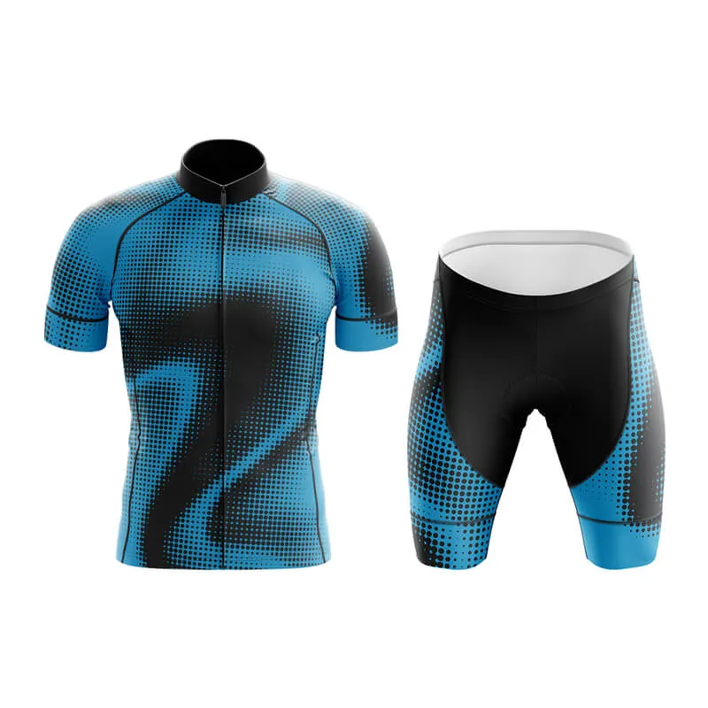 Halftone Club Cycling Kit (Blue)