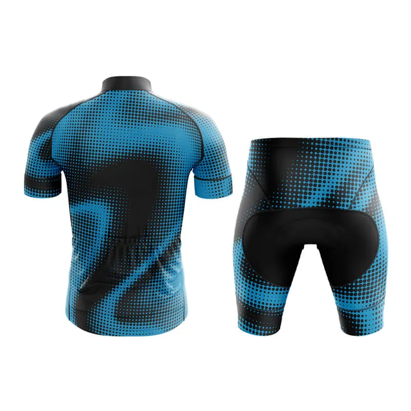 Halftone Club Cycling Kit (Blue)