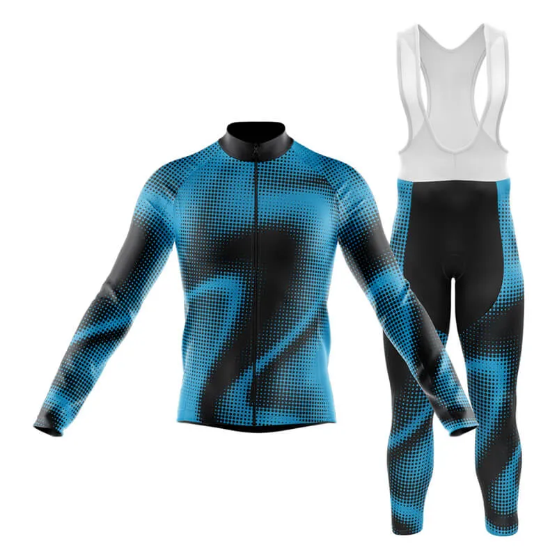 Halftone Club Cycling Kit (Blue)