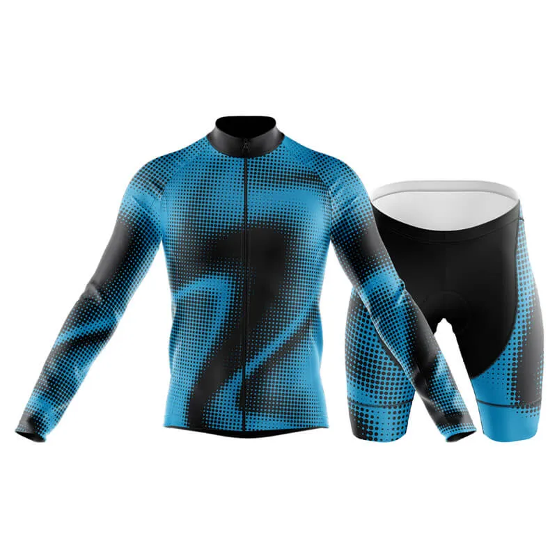 Halftone Club Cycling Kit (Blue)