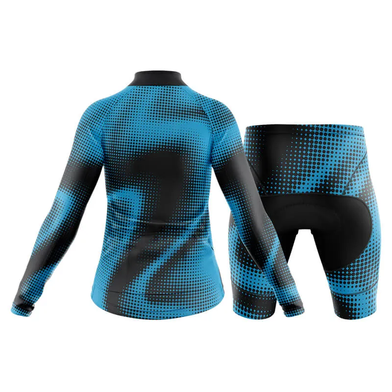 Halftone Club Cycling Kit (Blue)