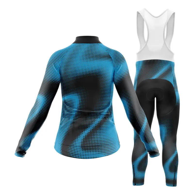 Halftone Club Cycling Kit (Blue)